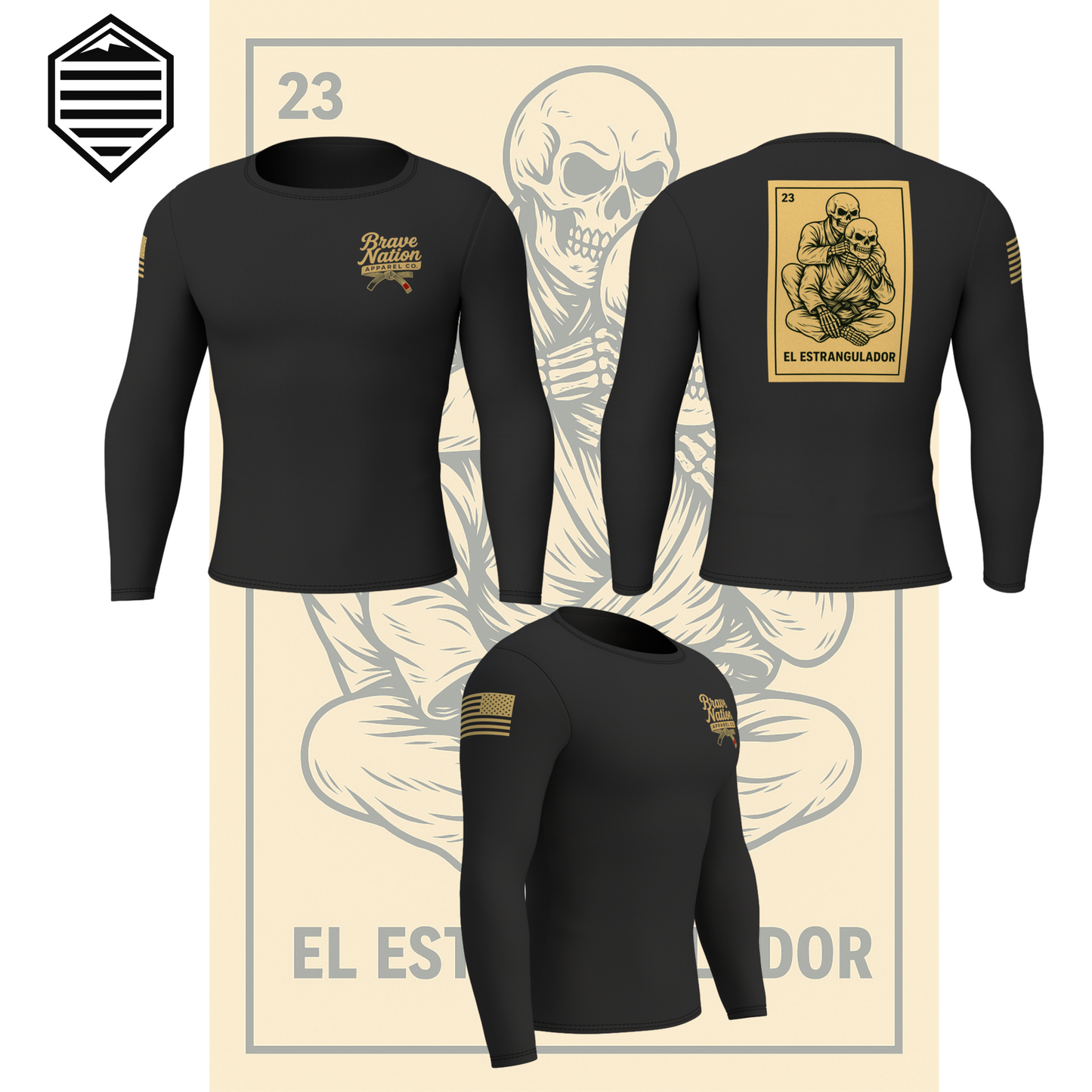 EL ESTRANGULADOR LONG SLEEVE RASHGUARD