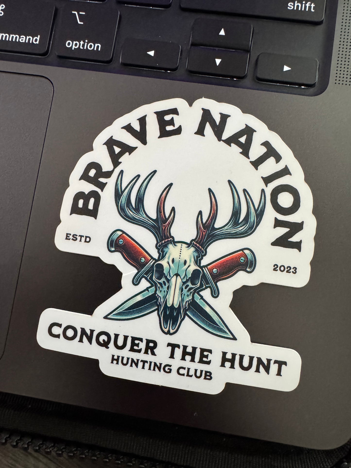 CONQUER THE HUNT STICKER