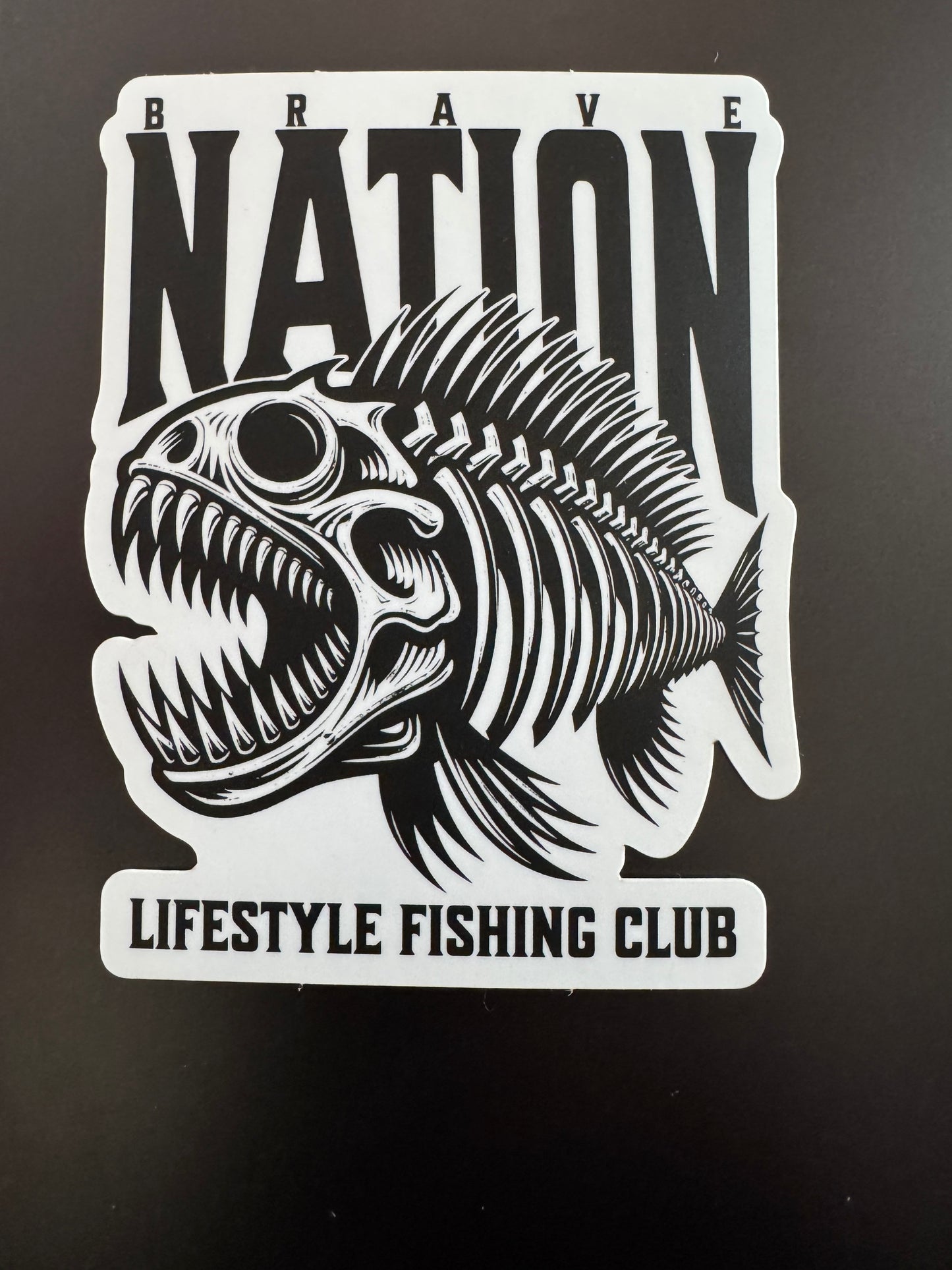 LIFESTYLE FISHING CLUB STICKER
