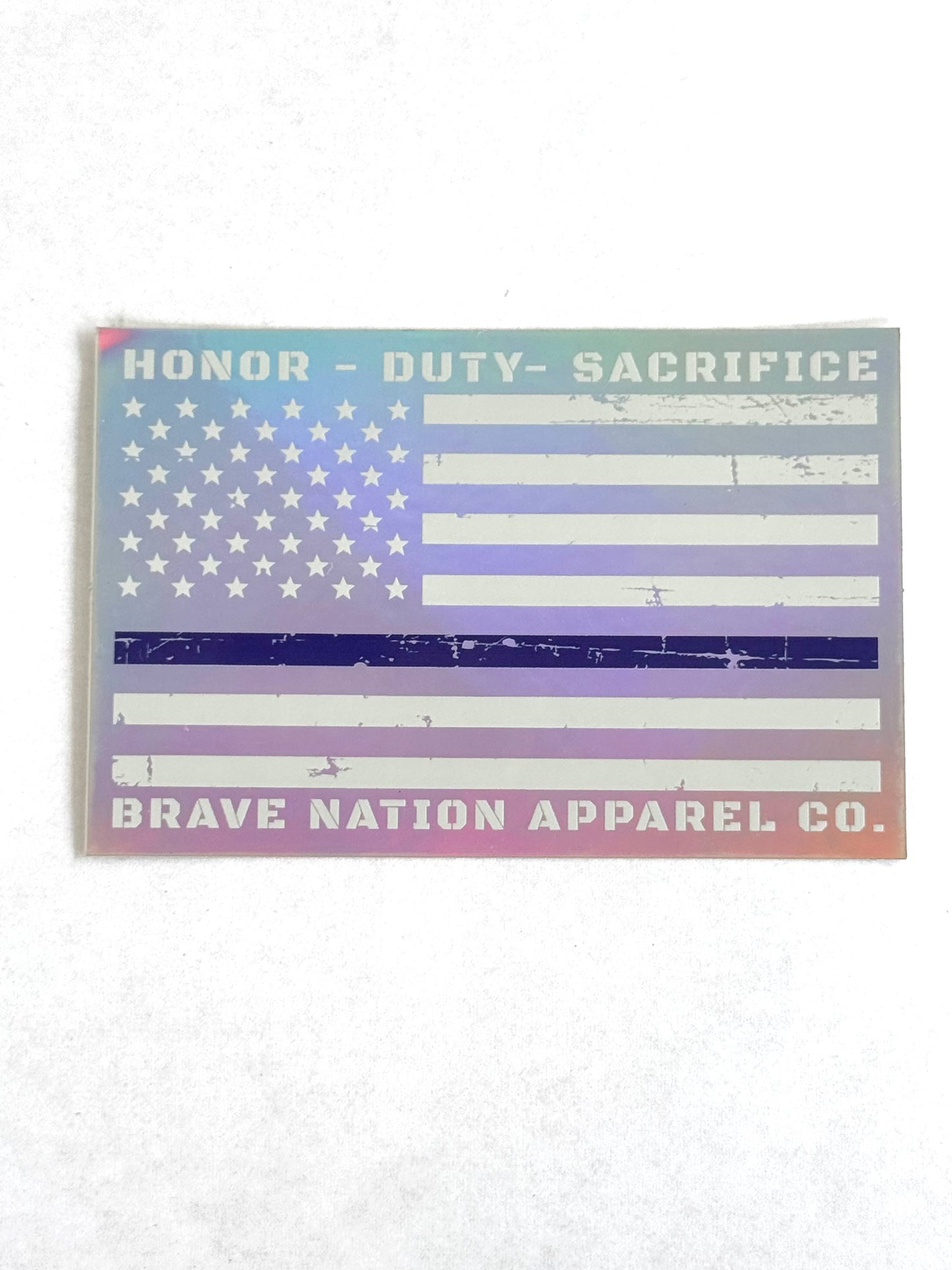 HONOR DUTY SACRIFICE STICKER