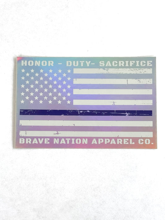 HONOR DUTY SACRIFICE STICKER